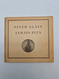 Originalt hæfte - Never Again