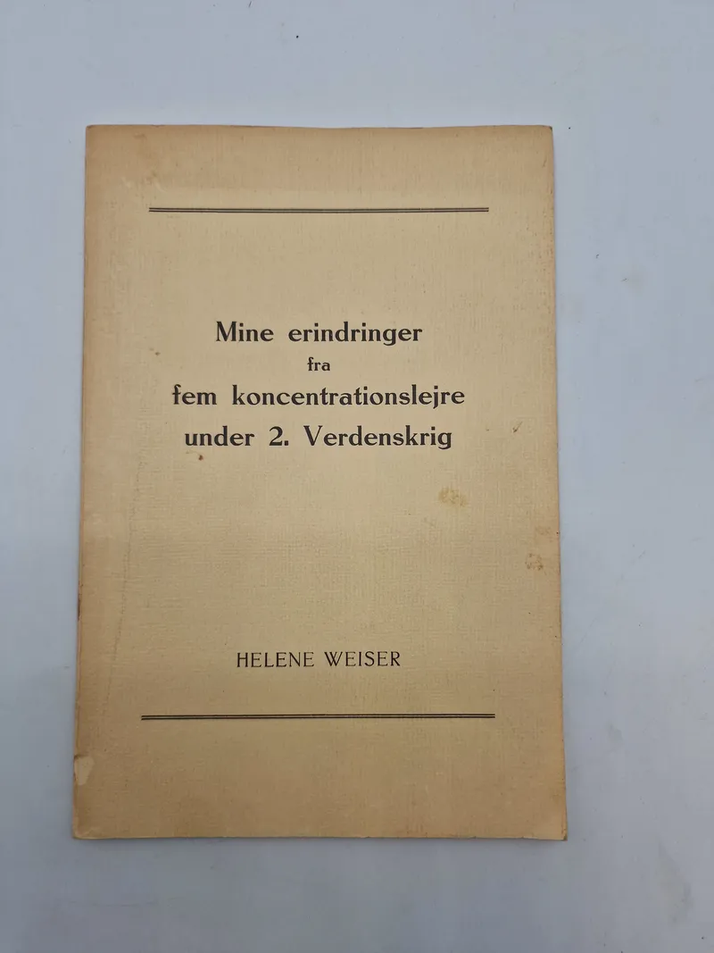 Mine erindringer fra 5 kz-Lejre under ww2