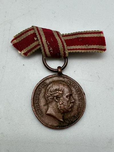 original sjælden 1864 miniature medalje