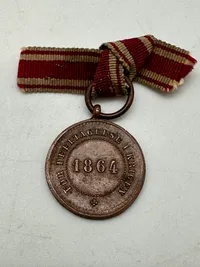 original sjælden 1864 miniature medalje