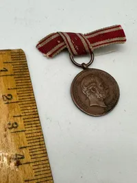 original sjælden 1864 miniature medalje
