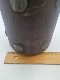 Original Sjælden Tysk 1864 granat fundet ved Dybbøl skanser