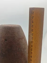 Original Sjælden Tysk 1864 granat fundet ved Dybbøl skanser