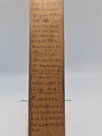 Originalt 18-tals Termometer, fra Skerningegårdsvej 31, Vester Skerninge Fyn