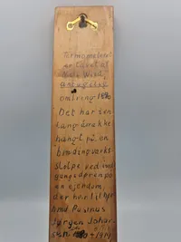 Originalt 18-tals Termometer, fra Skerningegårdsvej 31, Vester Skerninge Fyn
