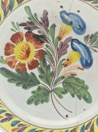 Original Kællinghusen tallerken fajance, klinket