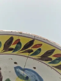 Original Kællinghusen tallerken fajance, klinket