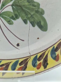 Original Kællinghusen tallerken fajance, klinket