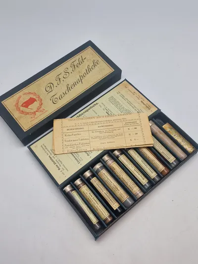 Originalt tysk ww1 felt apotek - ubrugt