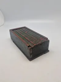 Originalt dansk almue tobaks æske