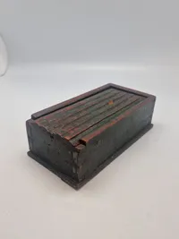 Originalt dansk almue tobaks æske
