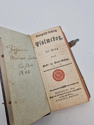 Original dansk salmebog fra 1819