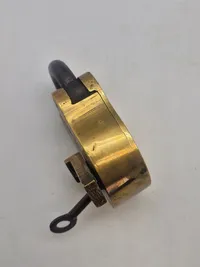 Original 1800 tals hængelås med nøgle