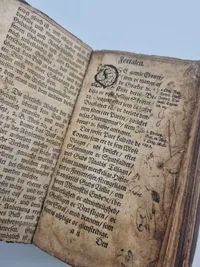 Original 1700 tals religiøs bog