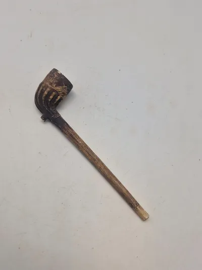 Original 1800 tals kridtpibe