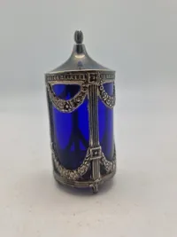 Svensk garniture sterlingsølv monteret