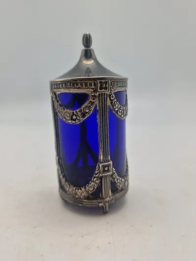 Svensk garniture sterlingsølv monteret