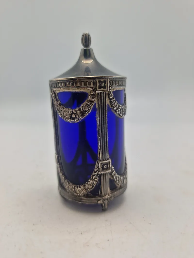 Svensk garniture sterlingsølv monteret