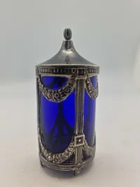 Svensk garniture sterlingsølv monteret