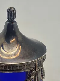 Svensk garniture sterlingsølv monteret