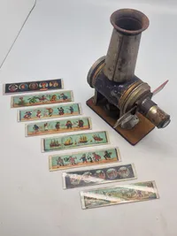 Original 1800 tals børnebillede fremviser
