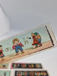 Original 1800 tals børnebillede fremviser