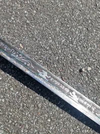 Original sølvmonteret Burmese dha sword