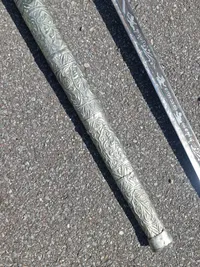 Original sølvmonteret Burmese dha sword