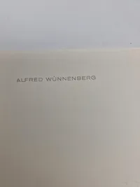Originalt brevpapir fra modtager af ridderkorset med egeløv Alfred Bernhard Julius Ernst Wünnenberg (* 20. Juli 1891 in Saarburg, Elsaß-Lothringen; † 30. Dezember 1963 in Krefeld)