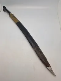 Original osmanisk Yatagan med mesterstempel