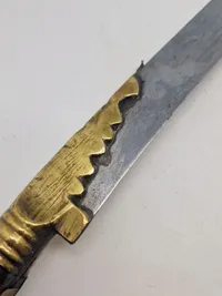 Original osmanisk Yatagan med mesterstempel