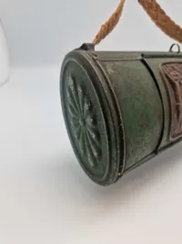 Originalt Botaniker Vasculum til indsamling af planteprøver - slut 1800 tallet