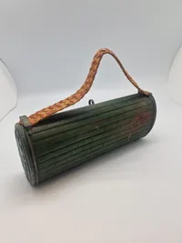 Originalt Botaniker Vasculum til indsamling af planteprøver - slut 1800 tallet