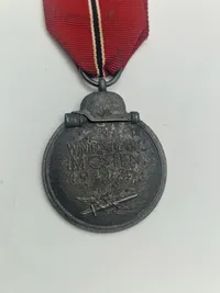 Original tysk østfront medalje med fremstiller i ringen