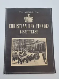 Originalt mindeblad fra Kong Christian X,s begravelse
