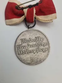 Original tysk DRK medalje - med sløjfe