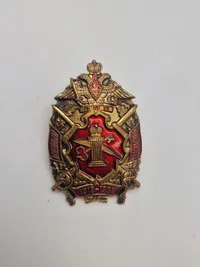 Originale tidlige russiske badges i emalje