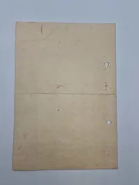 Originalt urkunde for østfrontmedaljen - ww2