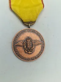 Original æresmedalje fra forsvarets brevdue flyvning “Bronze”