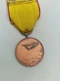 Original æresmedalje fra forsvarets brevdue flyvning “Bronze”