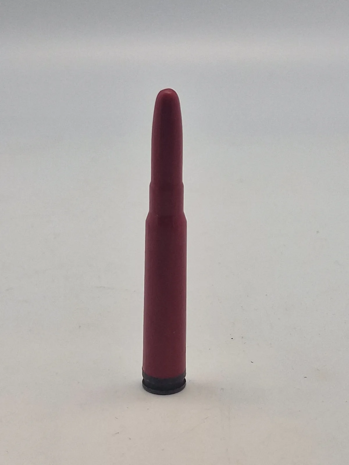 Sjælden originalt 8X57JS eksercerpatron lavet af rød kunststof/plast - tysk ww2