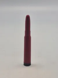 Sjælden originalt 8X57JS eksercerpatron lavet af rød kunststof/plast - tysk ww2