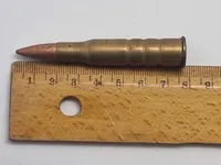 Original 8X58RD eksercerpatron for gevær 89 - HL stemplet for Hærens Laburatorium årgang 1905