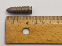 Original dansk eksercerpatron for pistol 1910/21