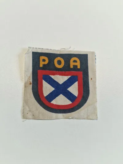 Originalt patch for russiske Østfolk frivillige i Wehrmacht - ww2