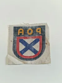 Originalt patch for russiske Østfolk frivillige i Wehrmacht - ww2