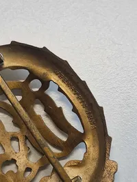 Originalt Deutsches Reichssportabzeichen (DRL) Gold - med fremstiller