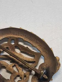 Originalt Deutsches Reichssportabzeichen (DRL) bronze med fremstiller