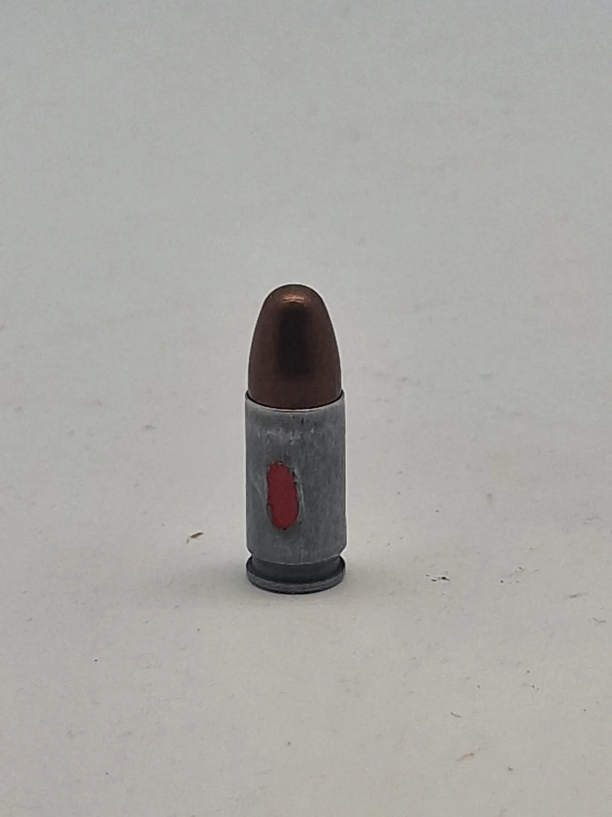 Original 9 mm eksercerpatron, engelsk fra 1972
