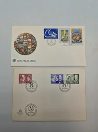 Samling førstedags kuverter